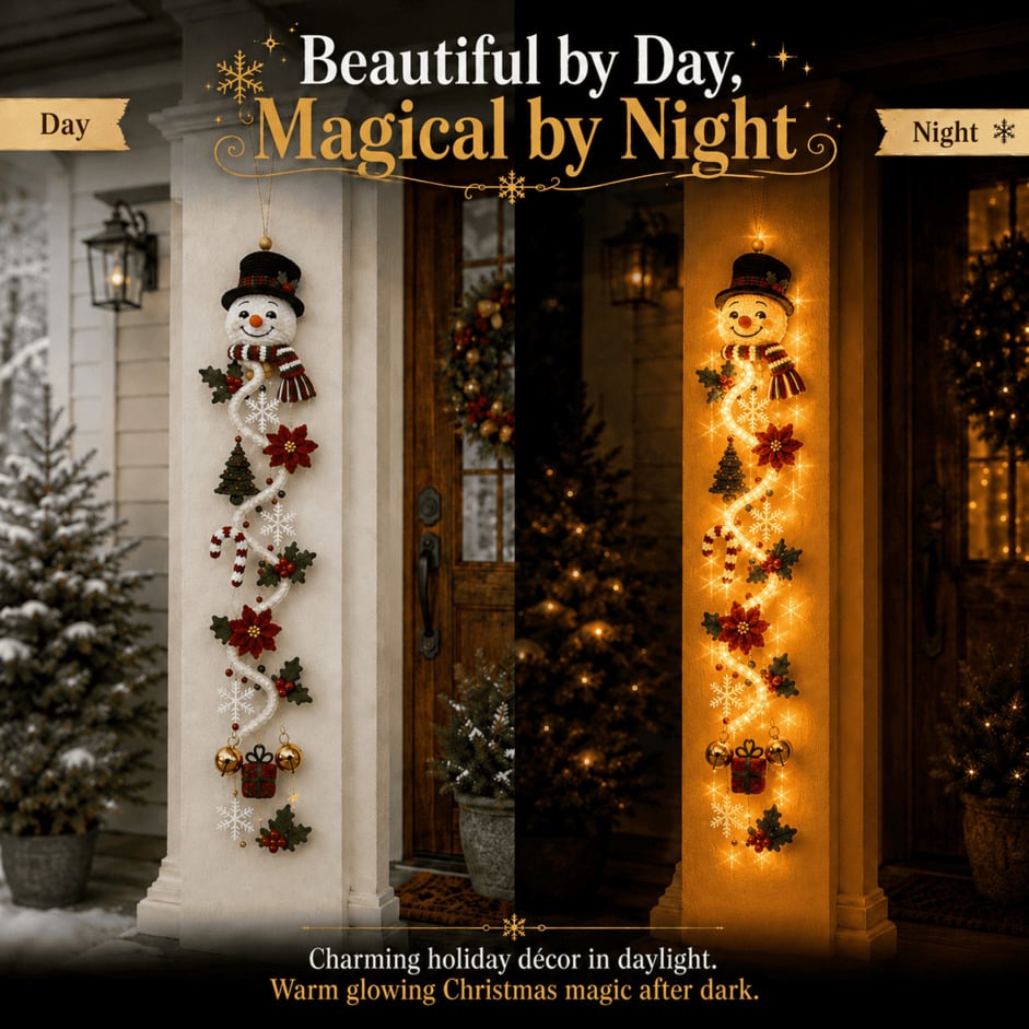 🎄Merry Cascade Glowing Christmas Door Hanger | 🎁Buy 2 Get 1 FREE & Free Shipping — Add Any 3 Pcs To Cart🎉
