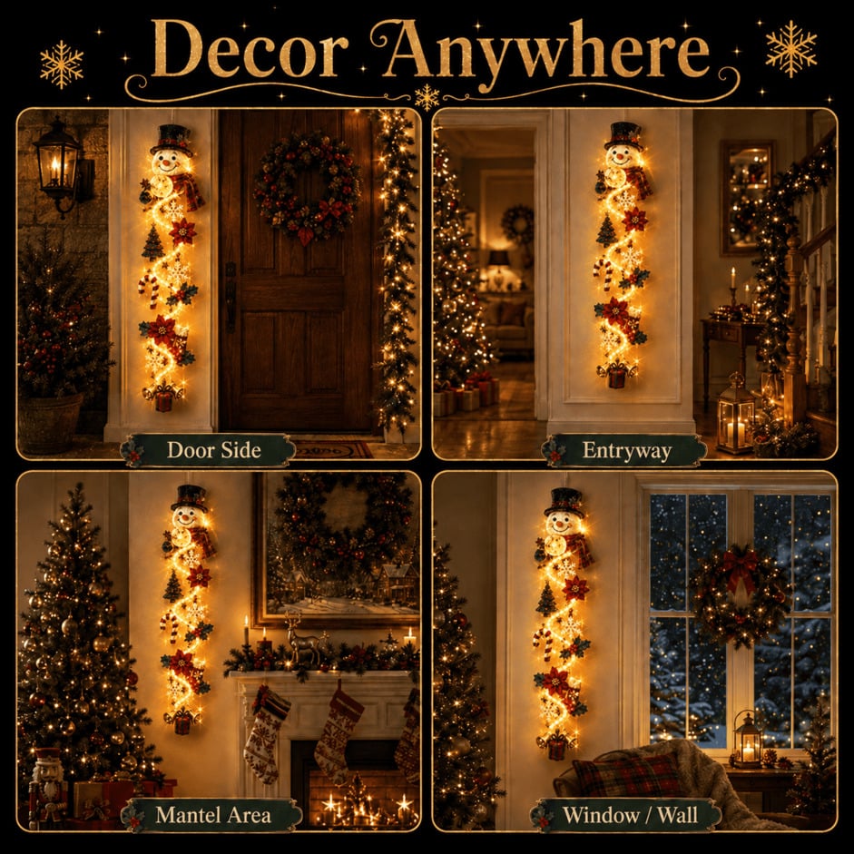 🎄Merry Cascade Glowing Christmas Door Hanger | 🎁Buy 2 Get 1 FREE & Free Shipping — Add Any 3 Pcs To Cart🎉