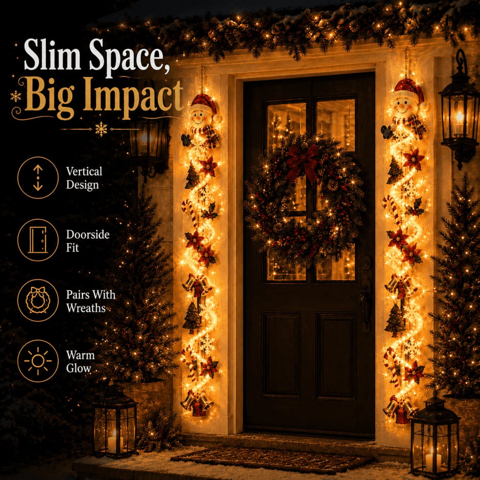 🎄Merry Cascade Glowing Christmas Door Hanger | 🎁Buy 2 Get 1 FREE & Free Shipping — Add Any 3 Pcs To Cart🎉
