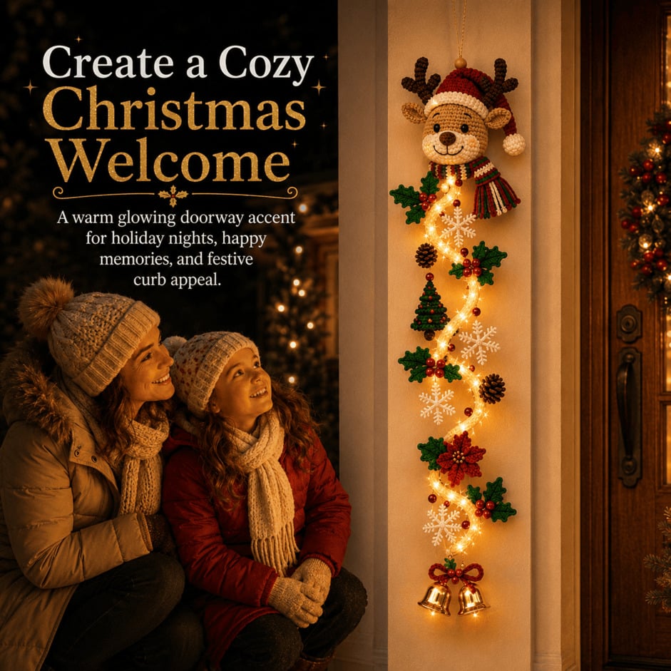 🎄Merry Cascade Glowing Christmas Door Hanger | 🎁Buy 2 Get 1 FREE & Free Shipping — Add Any 3 Pcs To Cart🎉